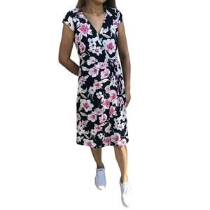 Banana Republic Floral Wrap Dress